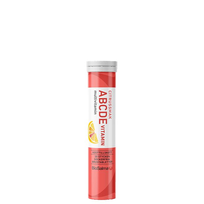 ABCDE Vitamin Citrus, 20 brustabletter Citron