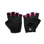 BB Womens Training Gloves, Black/Pink, M 