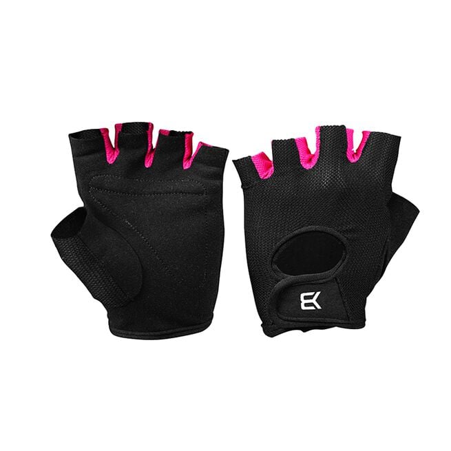 BB Womens Training Gloves, Black/Pink 