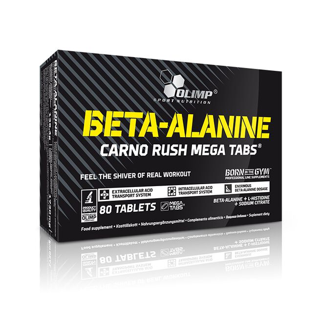 Beta Alanine Carno Rush, 80 Mega Tabs 