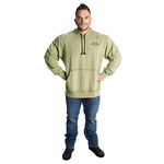 Washed Hoodie, Acid Washed Green, S 
