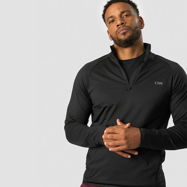 ICANIWILL Ultimate Training 1/4 Zip, Black