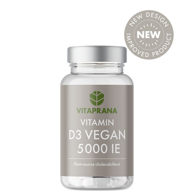 Vegansk Vitamin D3 5000 IE 110 kapslar 