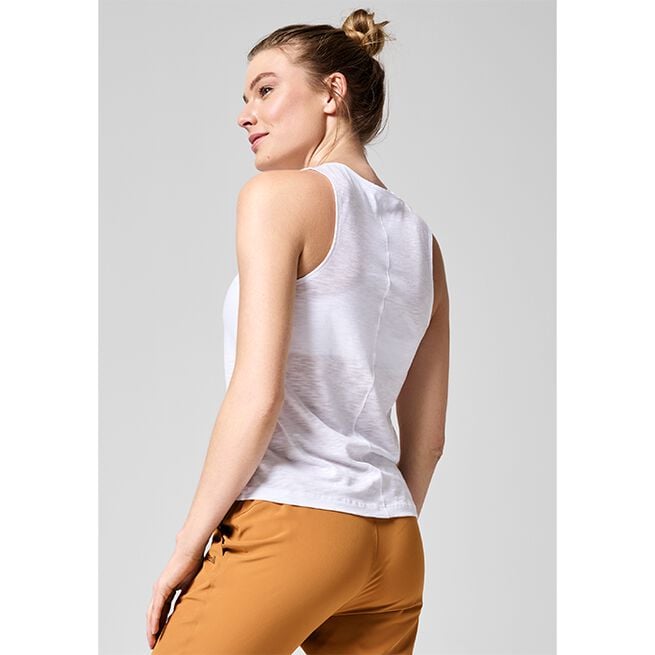 Soft Texture Tank, White