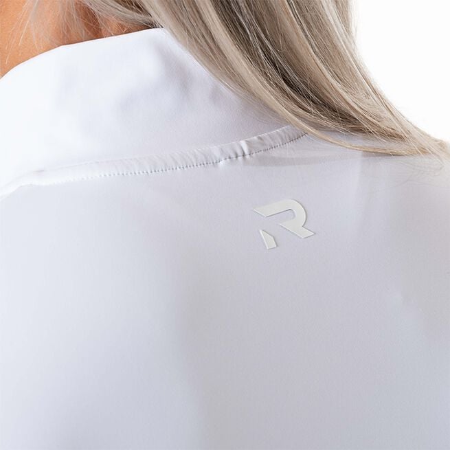 Clean Zip Långärmad Tröja Vit