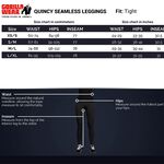 Gorilla Wear Quincy Seamless Leggings, Grey Melange