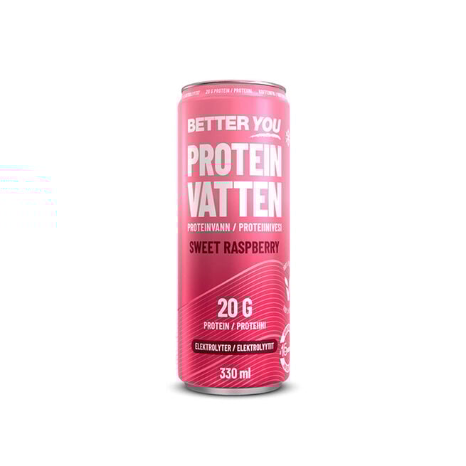Proteinvatten Elektrolyt Hallon 330 ml