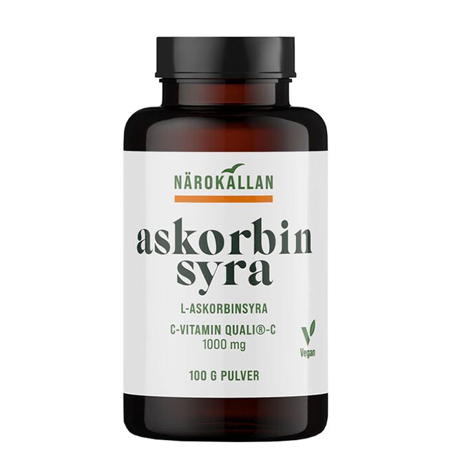 Askorbinsyra 100 g Kort datum
