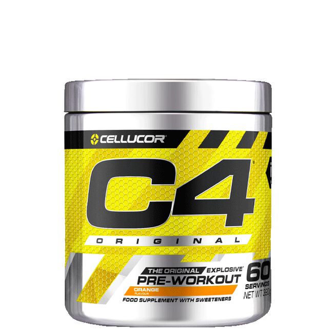 C4 PWO 60 portioner Orange
