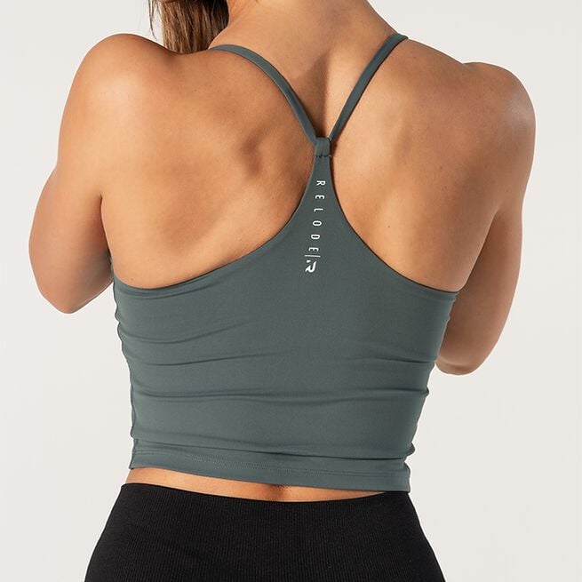 Relode Core Singlet Top, Teal Green