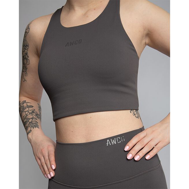 Studio Sports Bra, Graphite Grey