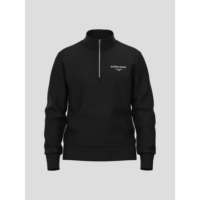 Borg Essential 1 Half Zip, Black Beauty, L