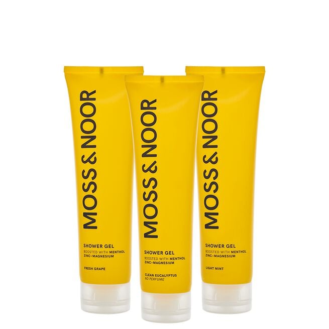 Moss & Noor After Workout Shower Gel Mixed 150 g, 3-pack