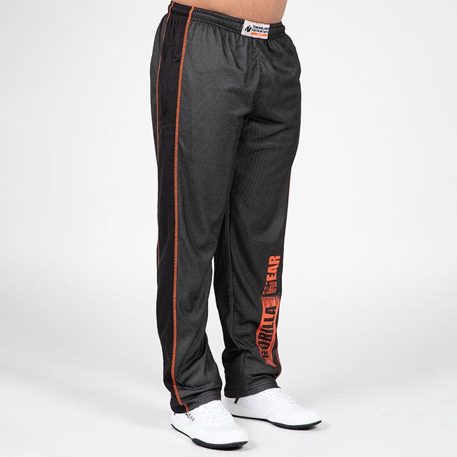 Wallace Mesh Pants, Grey/Orange