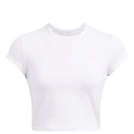Under Armour Project Rock	Meridian Baby Tee, White Meridian Baby Tee Vit