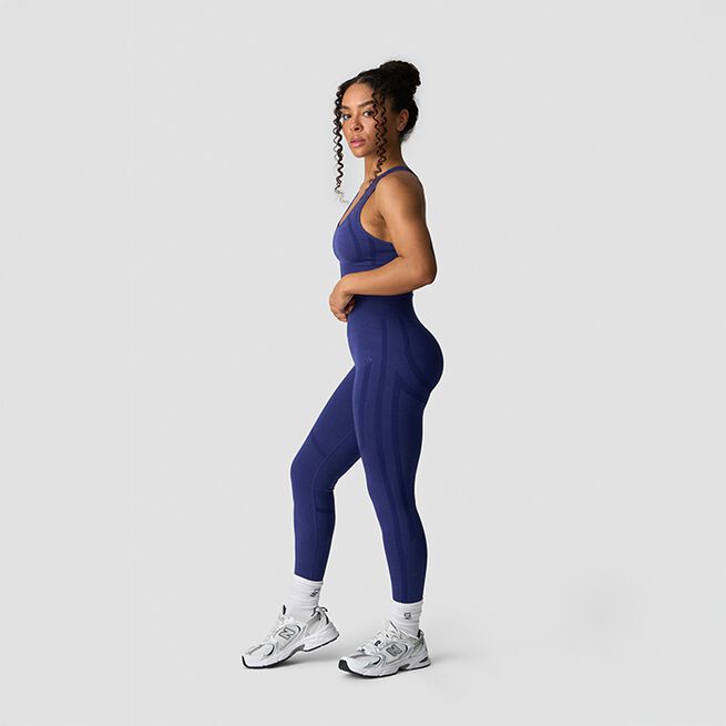 Rush Seamless Tights Mörkblå
