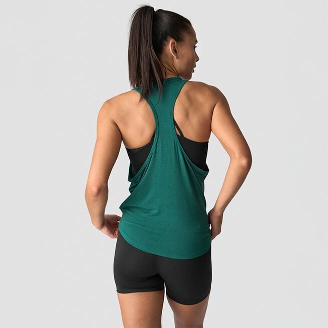 Everyday Racerback Tank Top, Deep Emerald