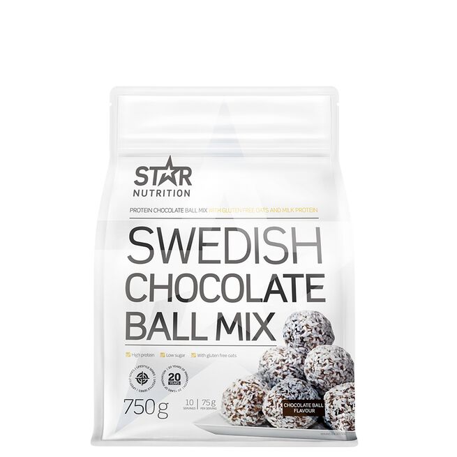 Star Nutrition Swedish Chocolate Ball Mix, 750 g