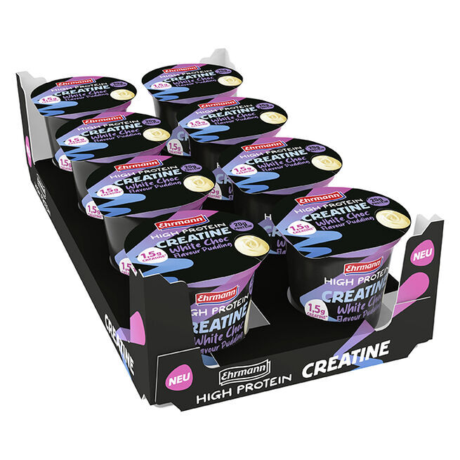 8 x Ehrmann High Protein Creatine Pudding 230 g white_chocolate