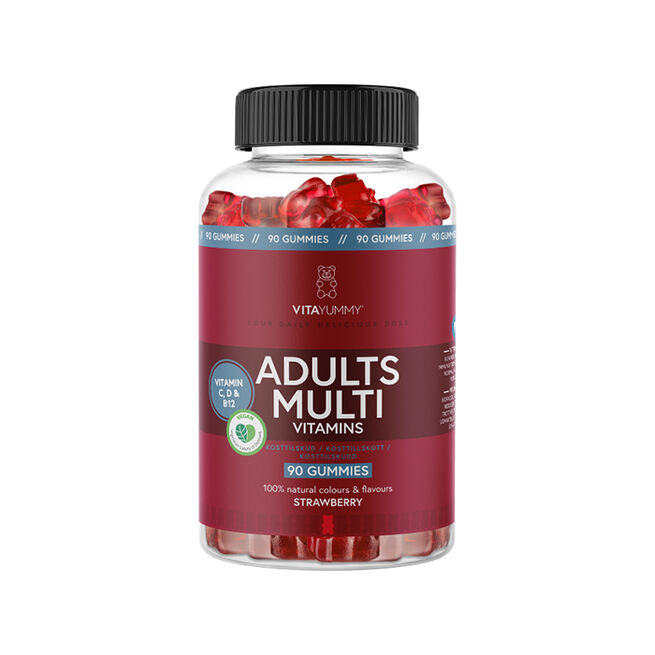 Adults Multivitamins Jordgubb 90 st Gummies