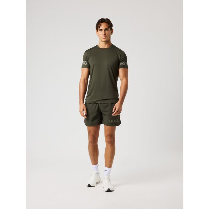 Borg T-shirt Brun