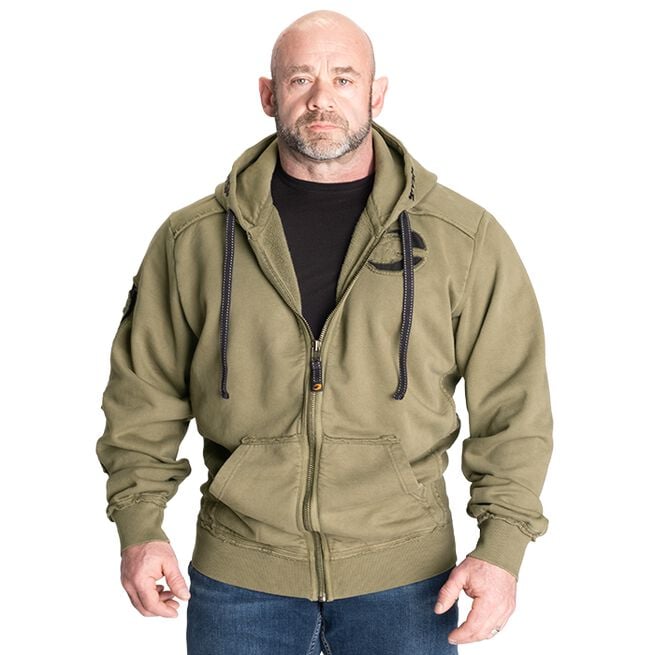 Pro Gym Hoodie Acid Wash Grön