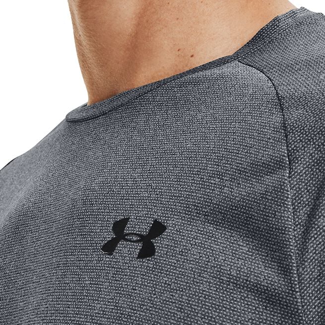 UA Tech 2.0 SS Tee Novelty, Stealth Gray