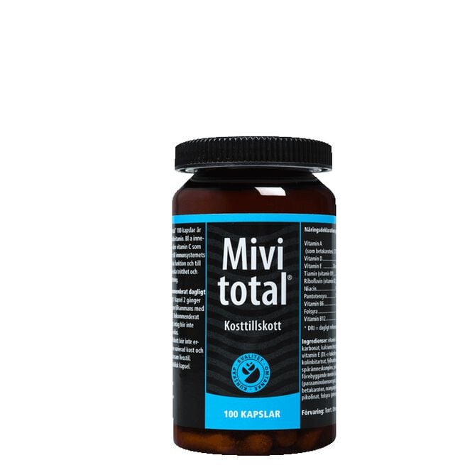 Mivitotal Multivitamin & Mineral 100 kapslar