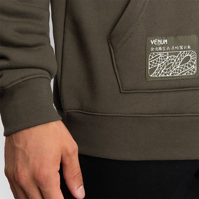 Serpenti Hoodies Khaki Brons Ivory
