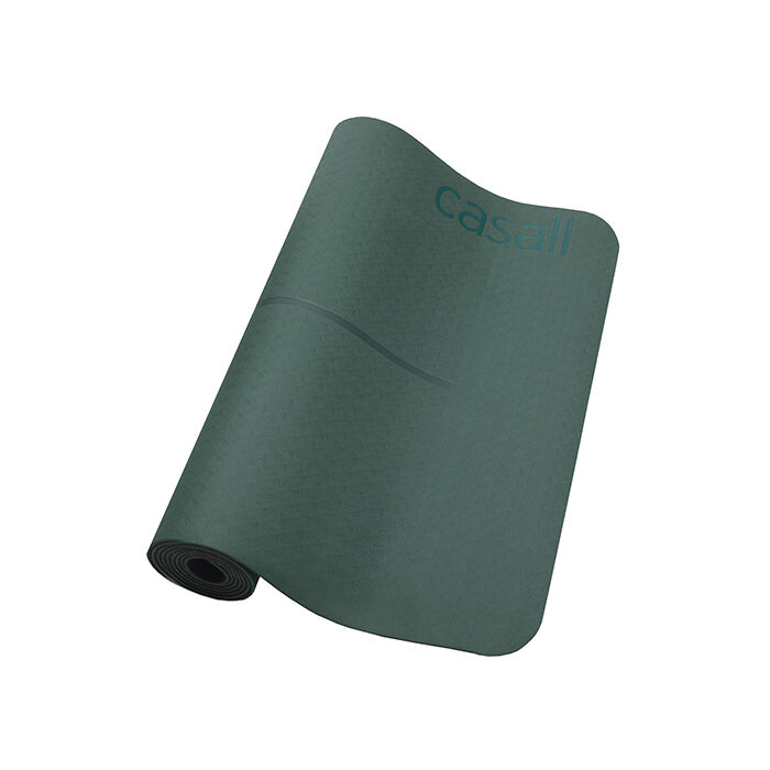 Yogamatta Position 4 mm Gr&ouml;n Svart