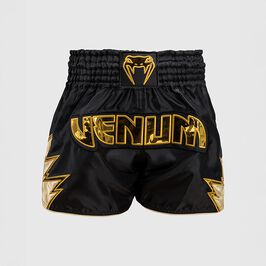 Venum Inferno Muay Thai Shorts Black/Gold, L  Inferno Muay Thai Shorts Svart Guld