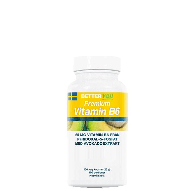 Premium Vitamin B6 100 kapslar
