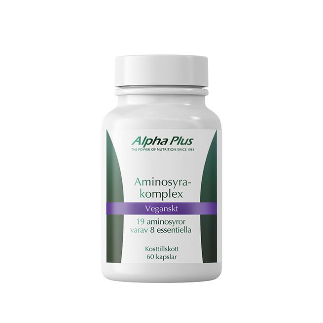 Aminosyrakomplex Vegetabiliska Aminosyror 60 kapslar