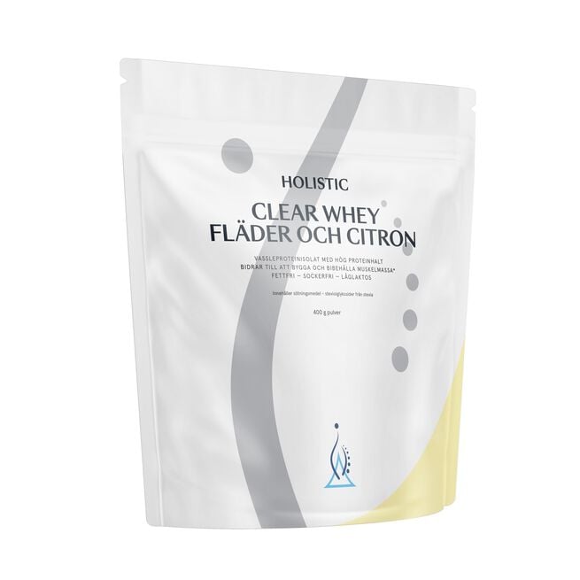 Clear Whey vassleproteinisolat fläder och citron 400 g