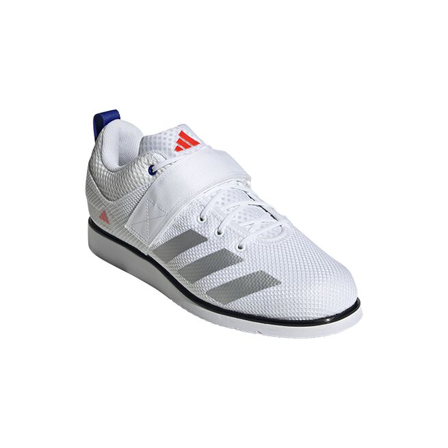 Powerlift 5 Skor Vit Silver