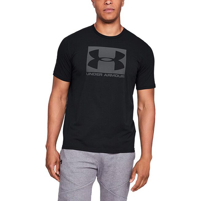 UA Boxed Sportstyle SS, Black, S 