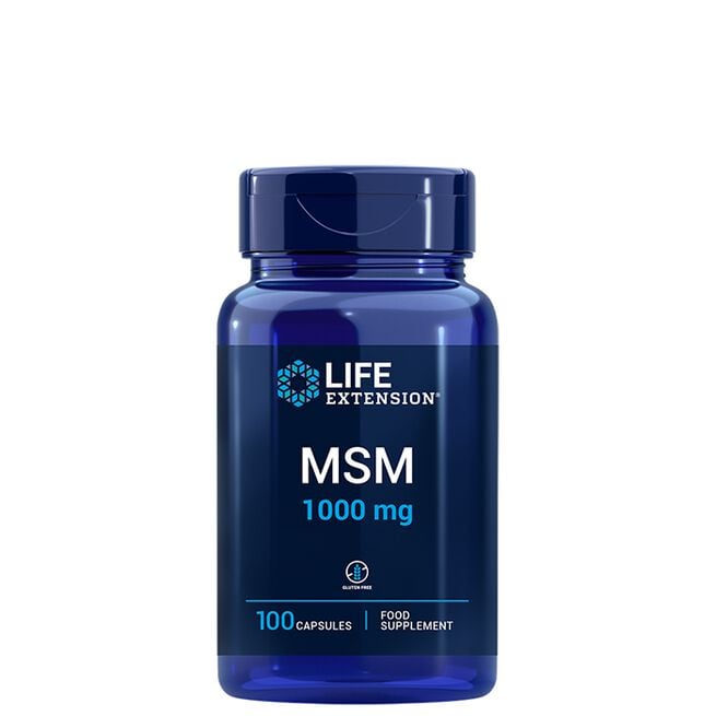 MSM 1000 mg, 100 caps, Kort datum