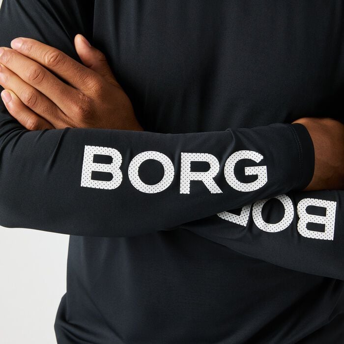 Borg L&aring;ng&auml;rmad T-shirt Svart