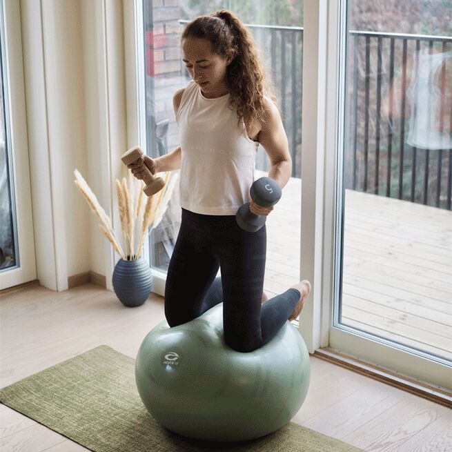 Pilatesboll 65 cm Grön