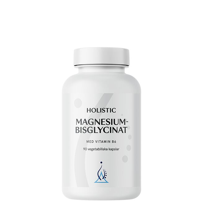 Holistic Magnesiumbisglycinat 100 mg 90 vegetabiliska kapslar