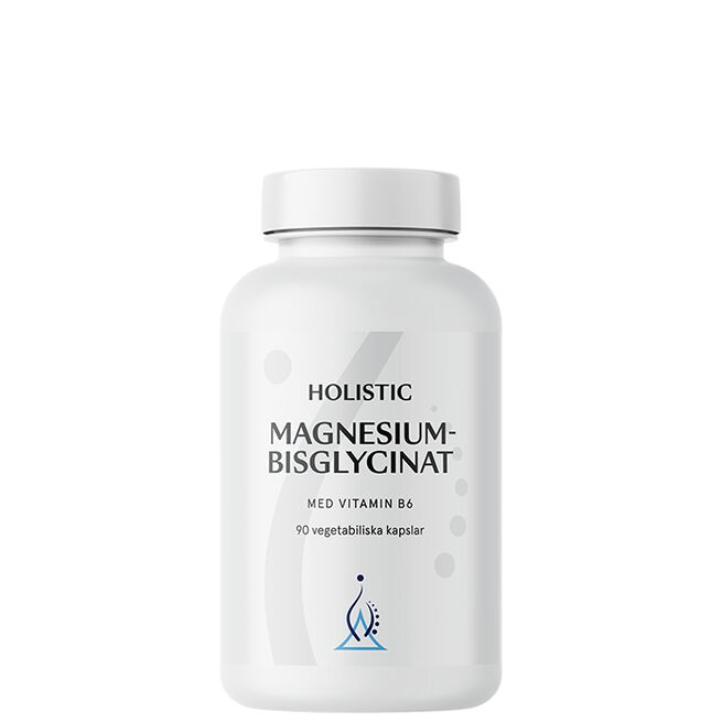 Magnesiumbisglycinat 100 mg 90 vegetabiliska kapslar