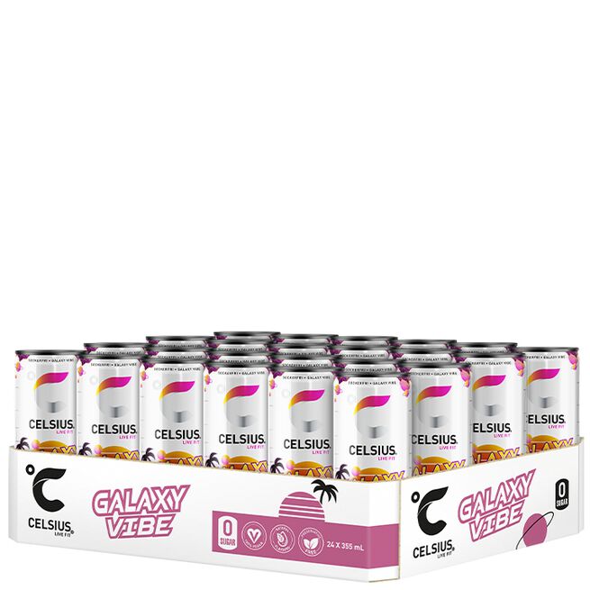 24 x Celsius Energidryck 355 ml Galaxy Vibe