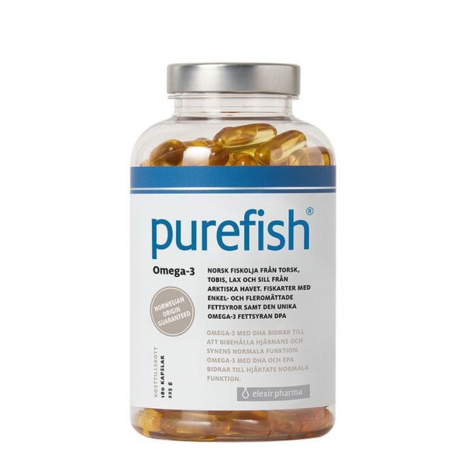 Purefish Omega-3 180 kapslar