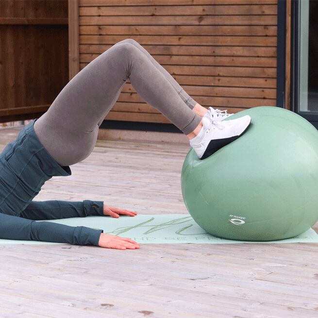 Pilatesboll 65 cm Grön