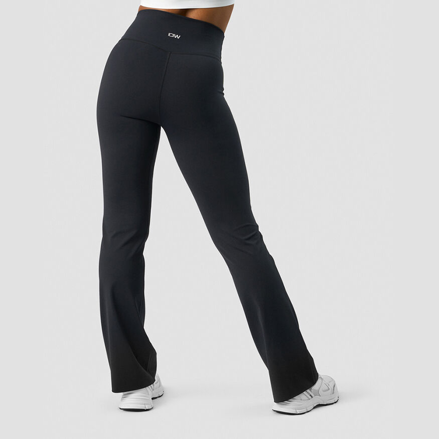 Nimble Flared Tights Svart