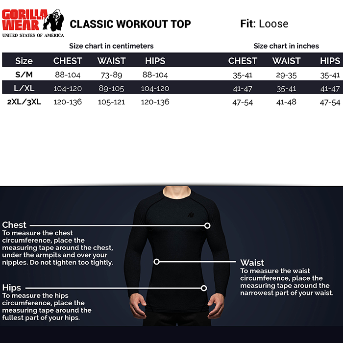 Classic Workout Top, Black, S/M