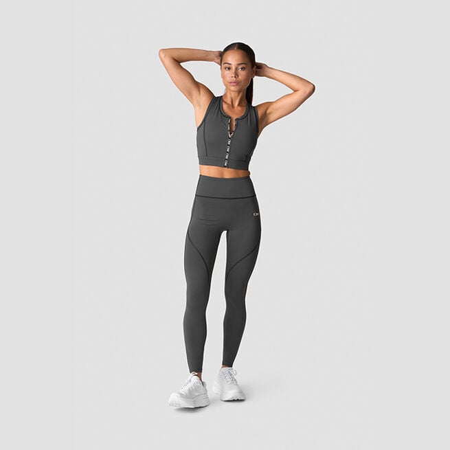 Contrast Tights Grå