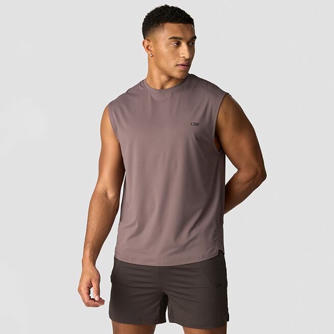 Stride Sleeveless T-shirt, Midnight Purple