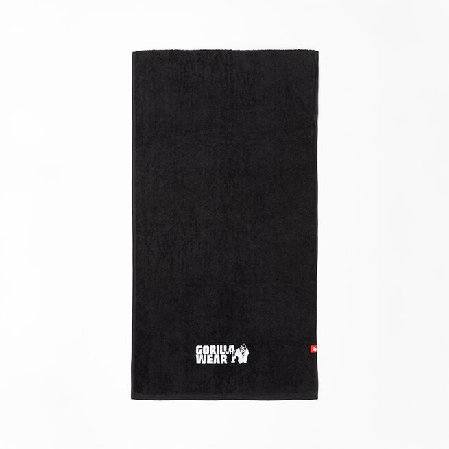 Zip Pocket Gymhandduk Svart