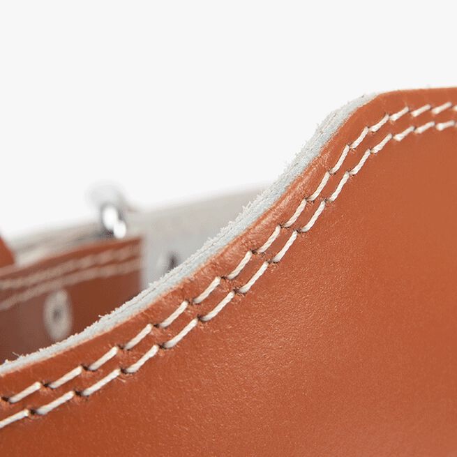 6 Inch Vadderat Lyftarbälte Läder Brun